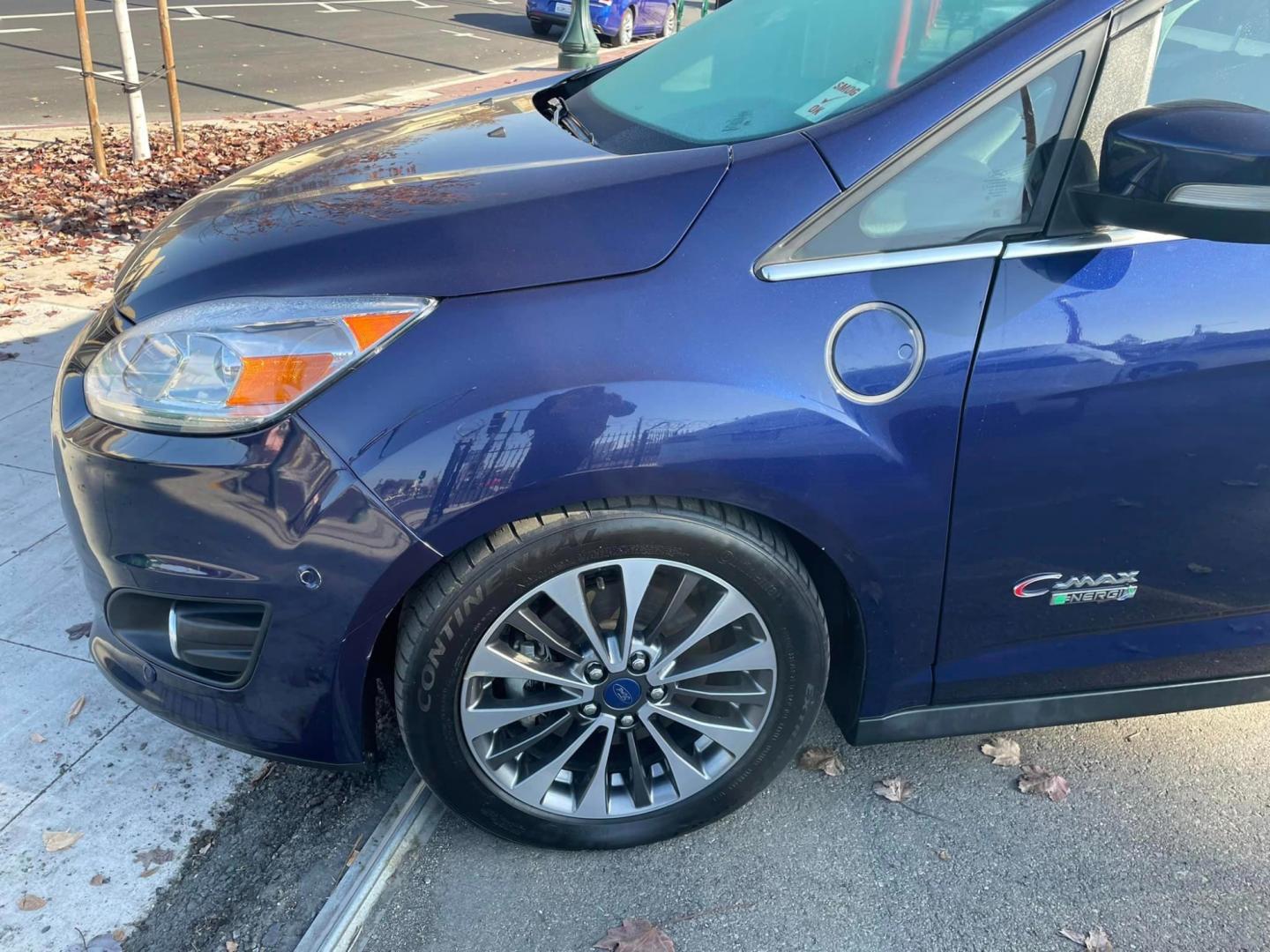 2017 Blue /BLACK Ford C-Max Energi (1FADP5FU9HL) , located at 744 E Miner Ave, Stockton, CA, 95202, (209) 944-5770, 37.956863, -121.282082 - Photo#4